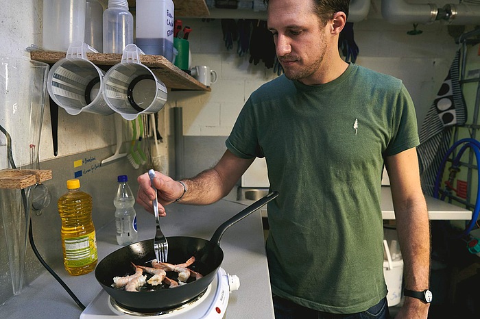 saucisses aux crevettes