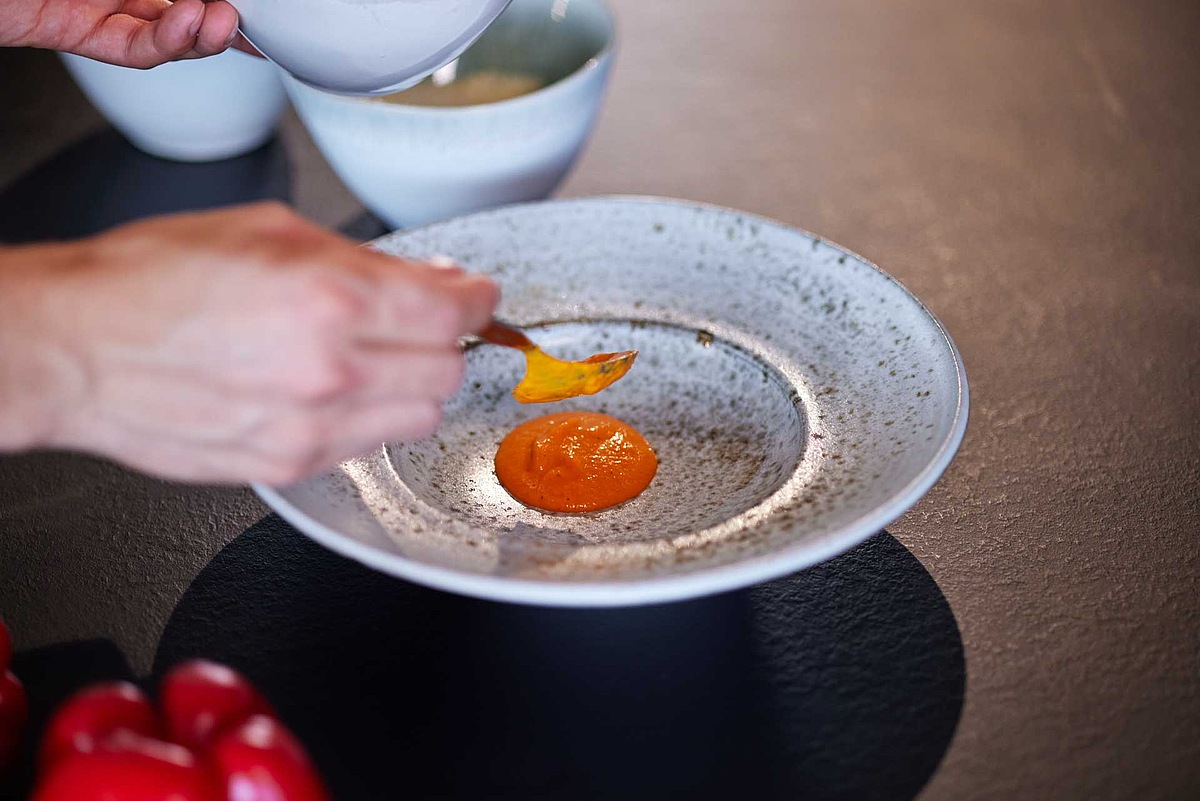 gemahlene Paprika für Risotto